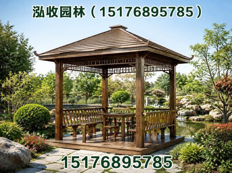 赣州京津冀防腐木工程展示图